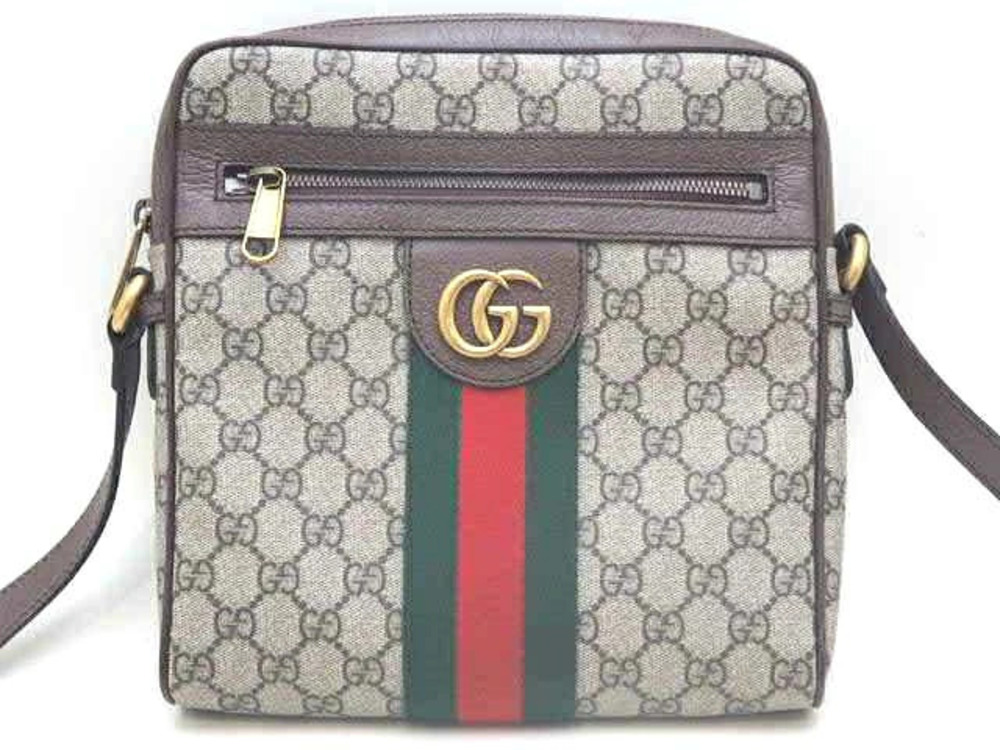 Gucci Bag Hobo GG Supreme Canvas Calfskin